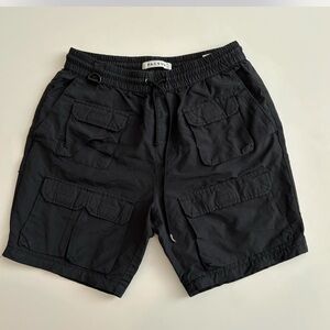 PacSun Black Cargo Shorts with Elastic Waistband